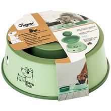 3 Piece Vigar Pets Club Feeder Bowl Set